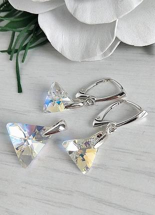 Комплект украшений с кристаллами swarovski