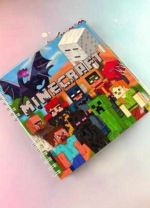 Minecraft игра на липучках липучках альбом книжка тока бока аватар у81майнкрафт
