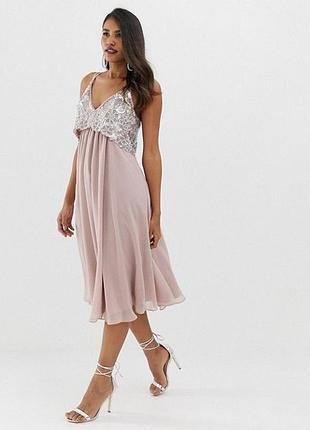 Платье миди для беременных asos disign
