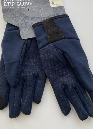 Тёплые зимние водонепроницаемые перчатки сенсорные the north face6 фото