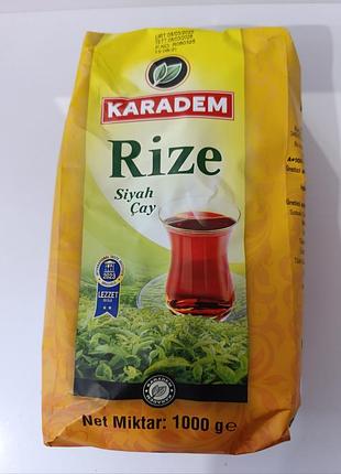 Чай черный турецкий karadem rize 1 кг