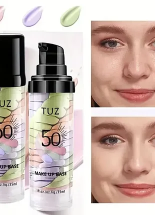 База под макияж tuz skin care spiral 3-color makeup base spf 50) 35 мл