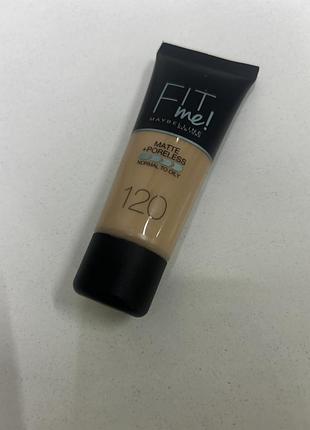 Тональний крем fit me matte poreless foundation 120відтінок
