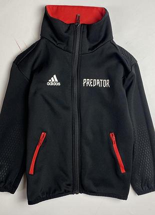 Пригодна мастерка олимпийка кофта на замке adidas 7-8р/128см