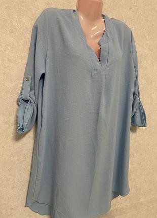 Платье голубое