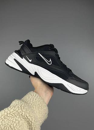 Кросівки nike tekno black white найк кроссовки