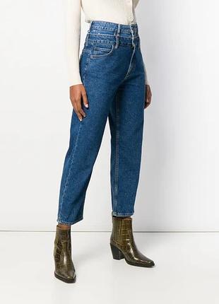 Sandro paris джинсы с двойной талией double waisted момми