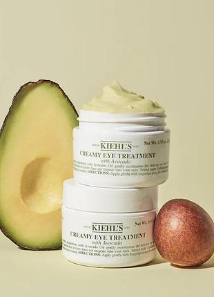 Крем kiehl's для кожи вокруг глаз с авокадо kiehls creamy eye treatment 1.5 ml2 фото