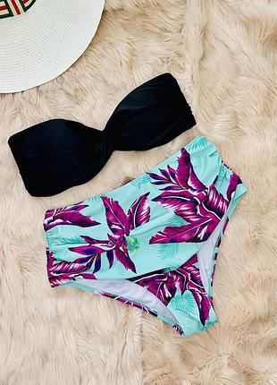 Роздільний купальник бандо з паралоном