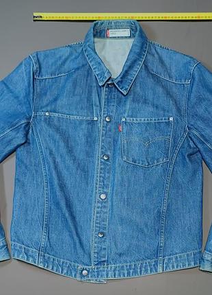 Плечи 50 см levis 70100-0835 engineered jeans made in tunisia джинсовая куртка size large