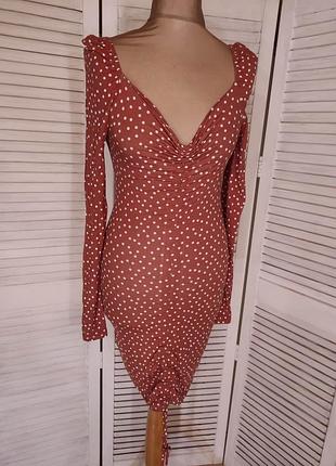 Новое платье в горошек 8