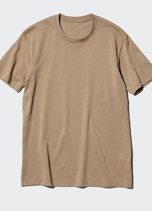 Бежева футболка uniqlo - dry