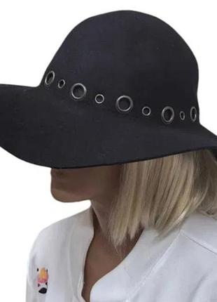 Шикарная шляпа asos (шерсть), новая