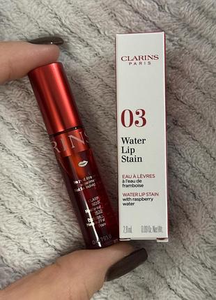 Тінт clarins water lip stain