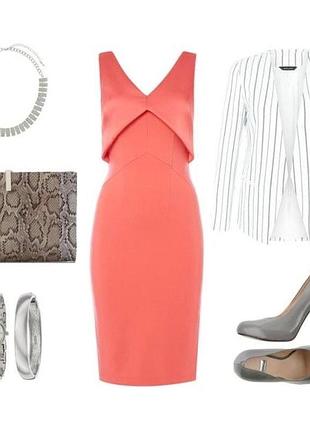 Премиум платье кораллового цвета untold