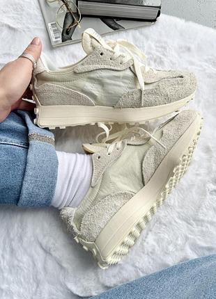 Кроссовки new balance 327 casual beige