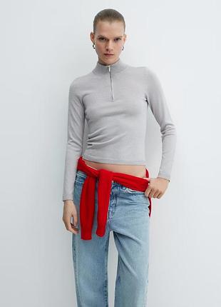 Реглан лонгслів светр  з люрексом