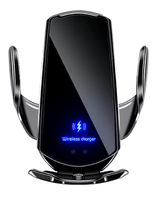 Безпровідна зарядка-тримач телефону в авто q3 smart sensor car phone15w