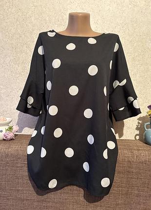 Блуза в горох