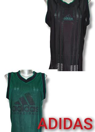 Чоловіча двостороння майка сітка. баскетбольна майка адідас.