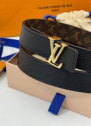 Ремень двусторонний louis vuitton оригинал