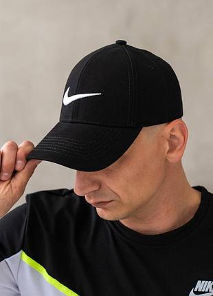 Кепка nike черная топовое качество котон