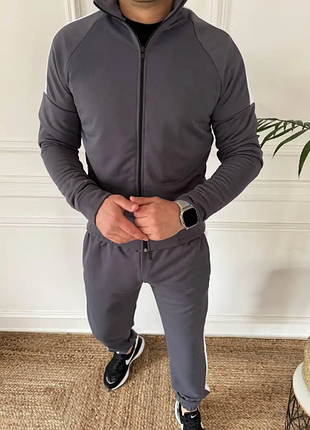 Костюм спортивный мужской петля двунить 3 цвета 46-48,50-52,54-56 2plgu1434-0578aве