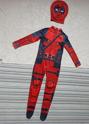 Карнавальний маскарадний костюм дедпул deadpool на хелловін хеллоуін хеллоуїн супергерой