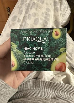 Корейський крем для обличчя bioaqua niacinome avocado