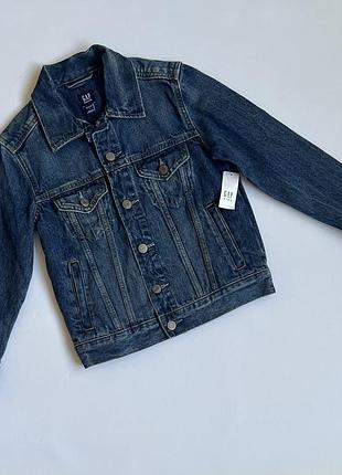 Джинсовая куртка gap для мальчика размер 6-7 лет
