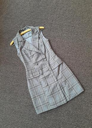 Жилет пиджак удлиненный