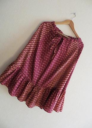 Шовкова спідниця jigsaw ( р.m)