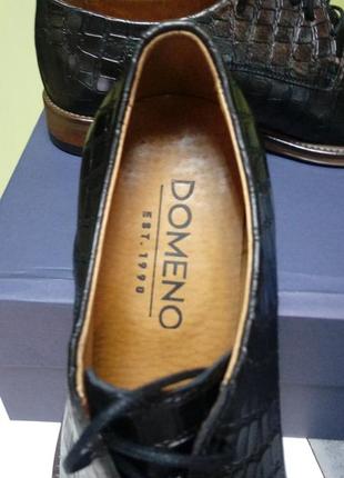 Стильні.класичні туфлі з. шкіри під крокодил5 фото