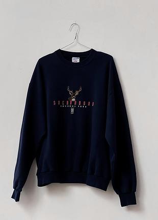 Свитшот jerzees vintage animal sweatshirt