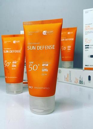 Солнцезащитный крем спф 50, для нормальной и сухой кожи sun defence spf 50 innoaestetics
