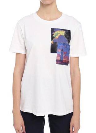 Брендова біла футболка sportmax code від max mara