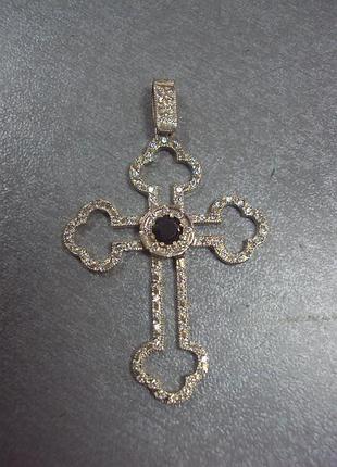 Новый крестик серебро 925 проба украина вес 4,86 г