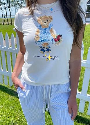Футболка polo ralph lauren bear