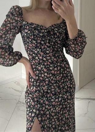 Платье zara миди платье