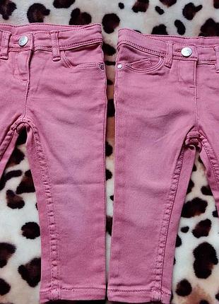 Джинсы розовые девочкам