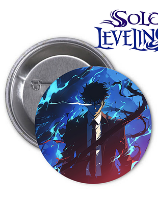 Значок solo leveling тільки я візьму новий рівень 09