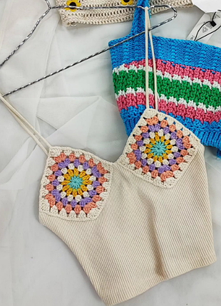 Топ на бретельках zara