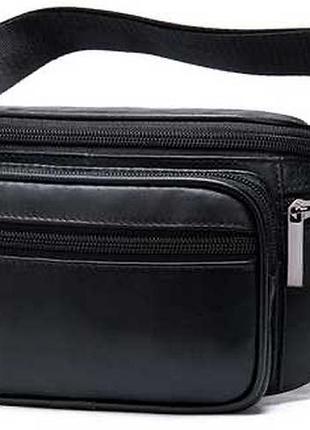 Шкіряна сумка бананка