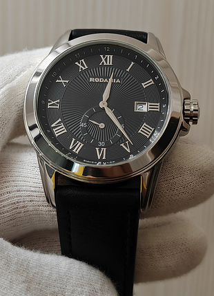 Чоловічий годинник rodania swiss made 100m 43.5mm