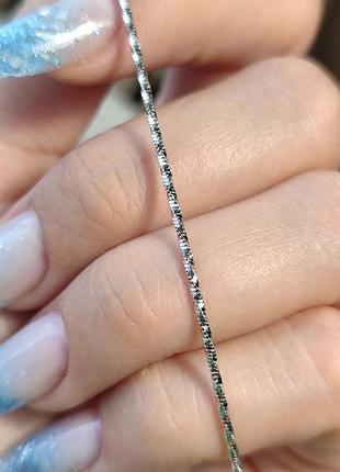 Цепочка мед серебро