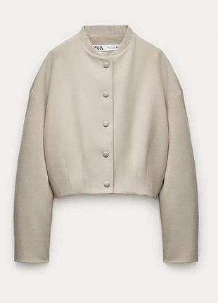 Бомбер на подкладке new collection zara