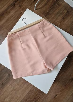 Шорты юбка персикового цвета primark 40 42 l xl8 фото