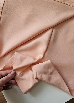 Шорты юбка персикового цвета primark 40 42 l xl3 фото