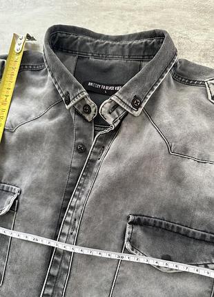 Сорочка темно-сіра