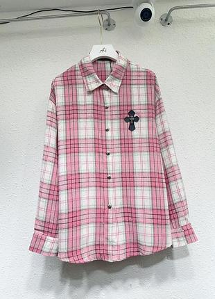 Стильна сорочка в клітинку